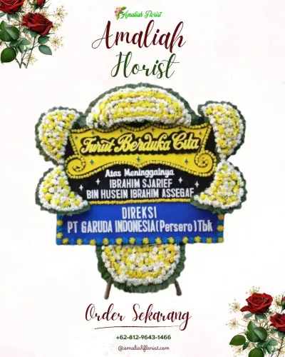 Papan Bunga Duka di Ayunan
