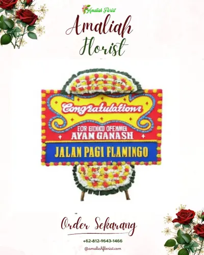Bunga Papan Congratulation di Ayunan
